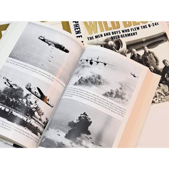 Wild Blue: The Men and Boys Who Flew B-24s by S. Ambrose (2001 1st Ed. HC in DJ) - Picture 11 of 13